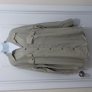 *5/$20* H&M Sage Oversized Blouse Top